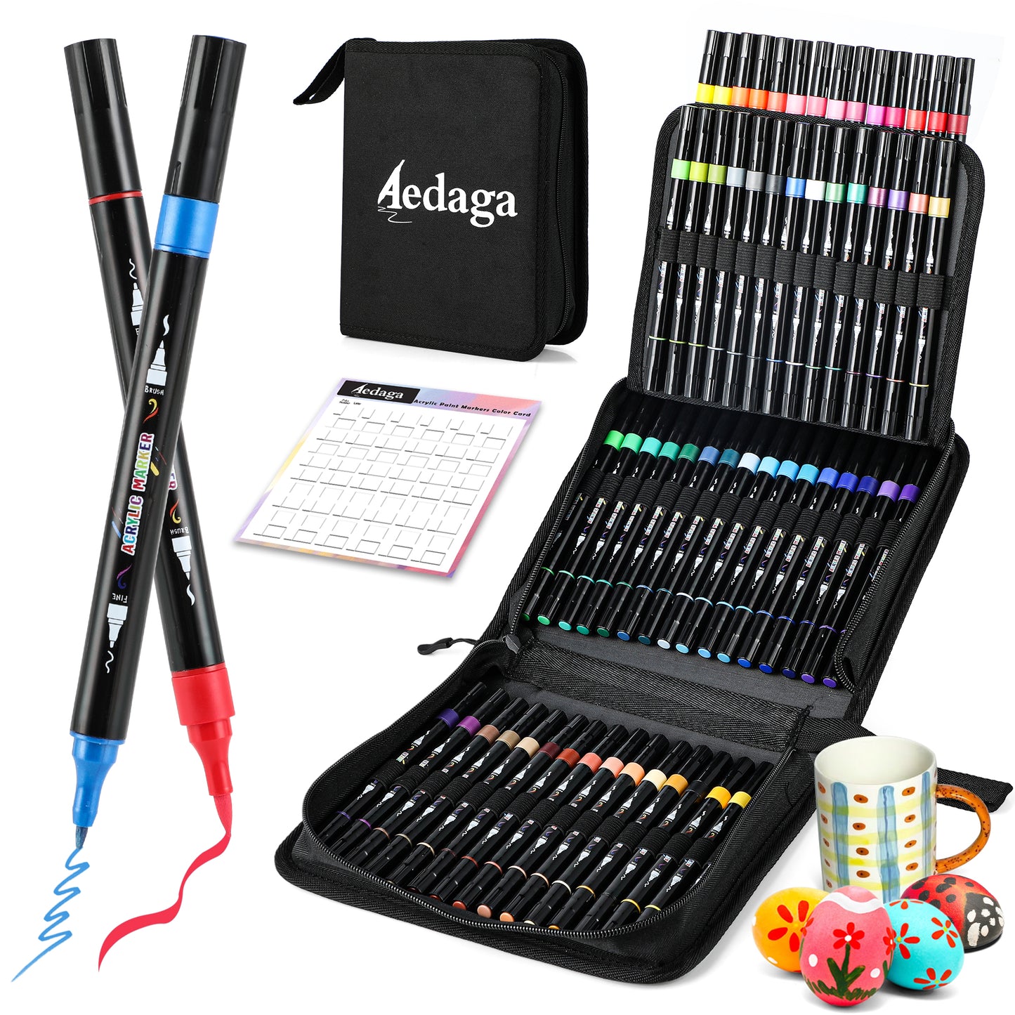 60 Colors Acrylic Paint Markers