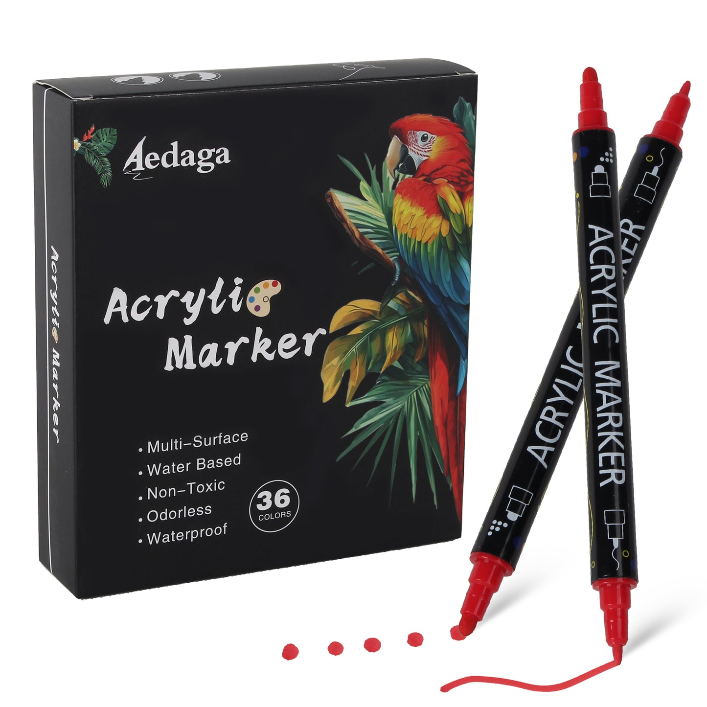36 Colors Acrylic Paint Pens