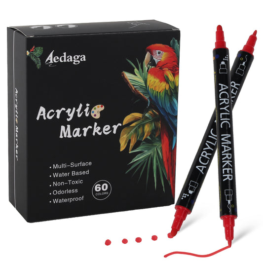 60 Colors Acrylic Paint Pens