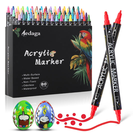 80 Colors Acrylic Paint Pens
