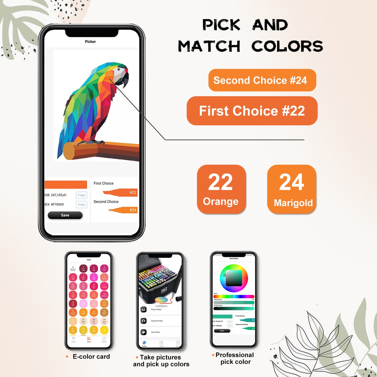 120 Colors Alcohol Markers with Free APP for Coloring