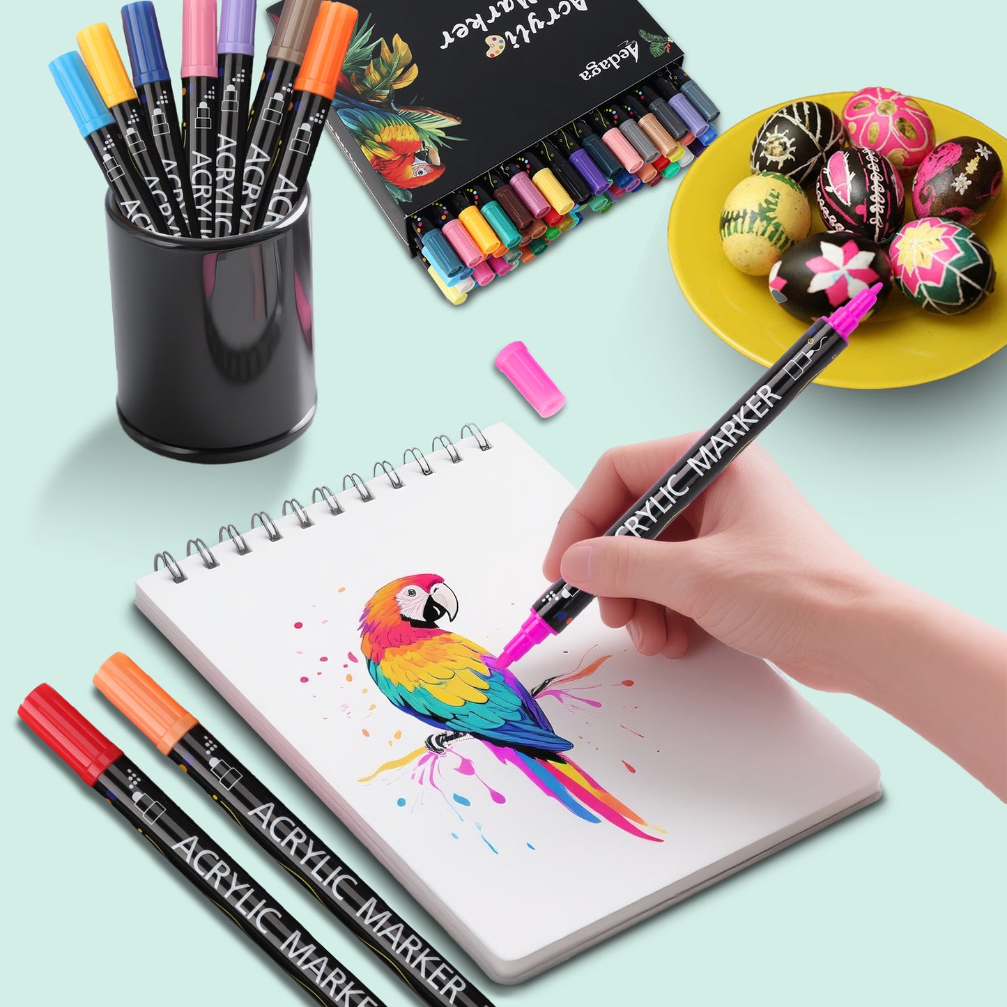 24 Colors Acrylic Paint Pens