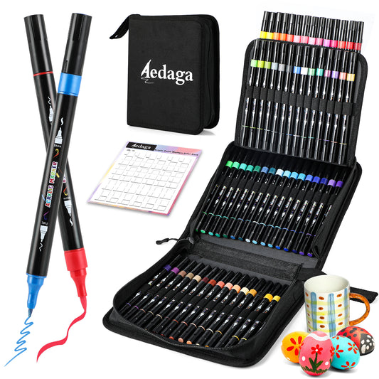 60 Colors Acrylic Paint Markers